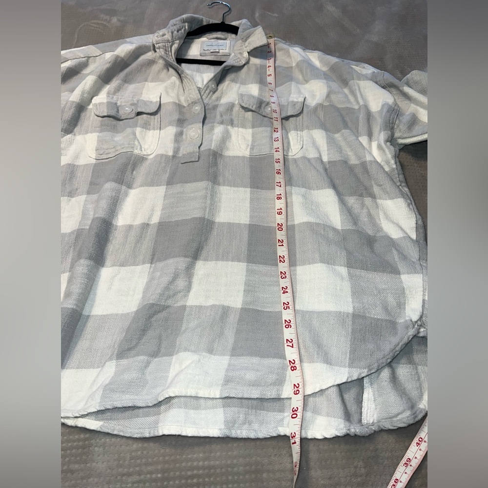 Women's American Eagle Flannel Pullover large - Picture 6 of 7